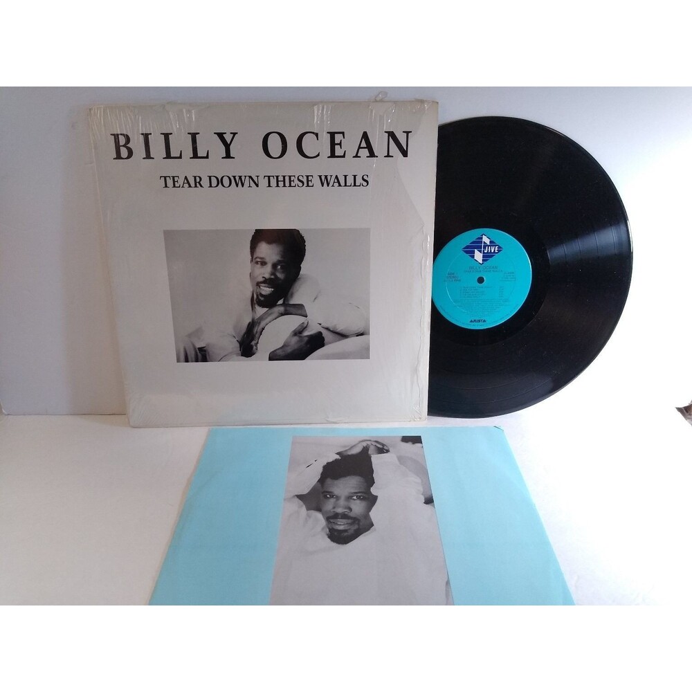 Billy Ocean – Tear Down These Walls LP Record 1988 Jive Arista Pop R&B 33 RPM